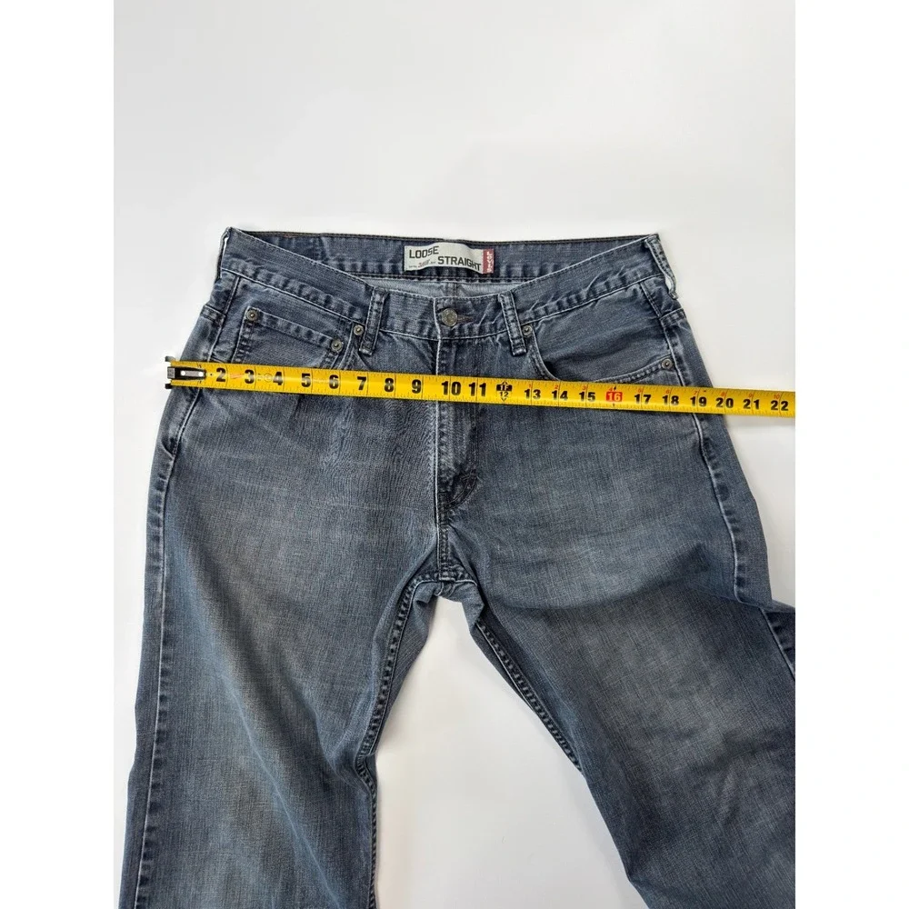 Levi's 569 Loose Straight Jeans Mens 32x32 Blue Denim Mid Wash Good